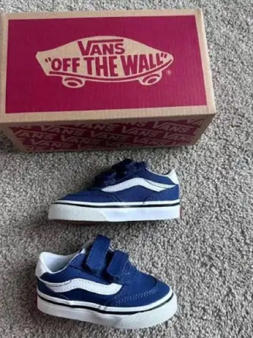 Vans Kids Brooklyn LS V True Navy Toddler Shoe